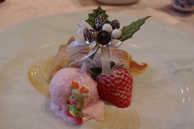 ランチのデザート