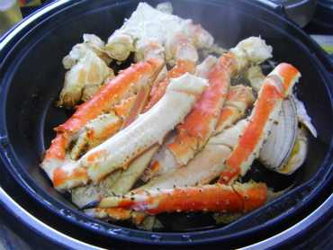 焼き蒸し蟹