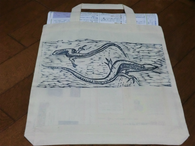 とかげエコバッグ