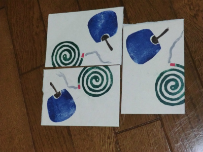 自作お手紙葉書
