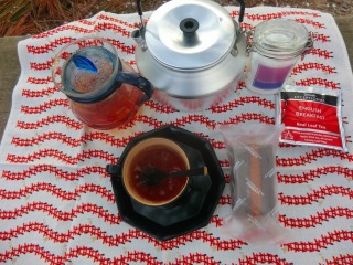 お茶完成
